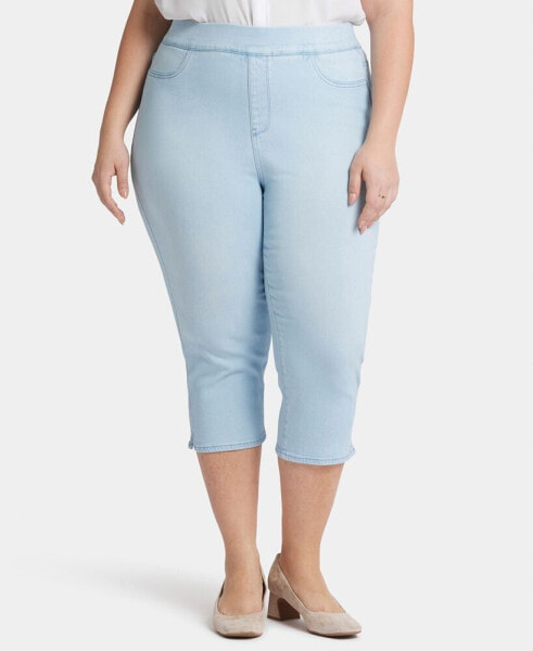 Plus Size Dakota Crop Pull-On Jeans