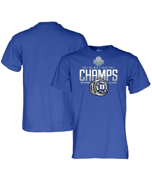 Men's Royal Duke Blue Devils 2023 ACC Men's Basketball Conference Tournament Champions Locker Room T-shirt