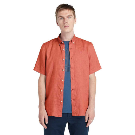 TIMBERLAND Mill Brook Linen Short Sleeve Shirt