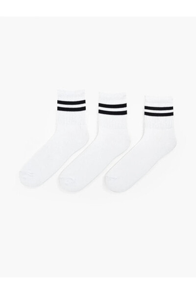 Çizgili Erkek Soket Çorap 3'lü