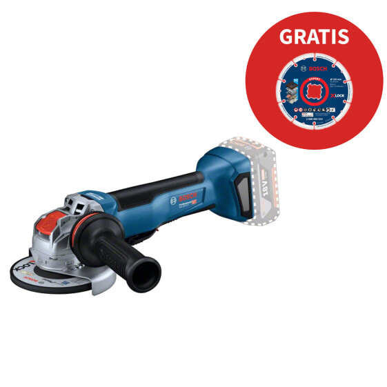 Bosch Akku-Winkelschleifer GWX 18V-10 mit X-LOCK Solo mit gratis EXPERT Diamond Metal Wheel