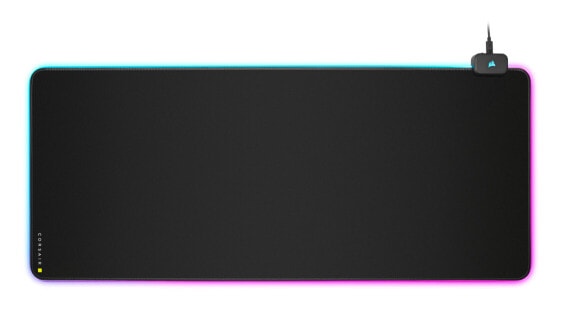 Corsair MM700 RGB - Black - Monochromatic - Rubber - USB powered - Non-slip base - Gaming mouse pad