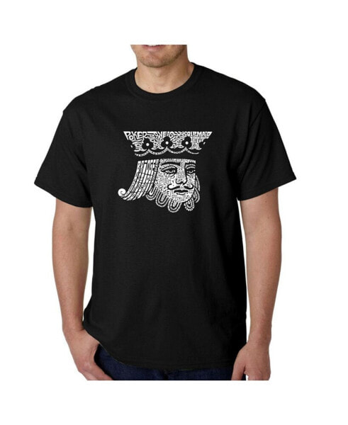 Men's Word Art T-Shirt - King of Spades