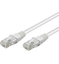 Wentronic CAT 6 Patch Cable - U/UTP - white - 10 m - Cat6 - U/UTP (UTP) - RJ-45 - RJ-45