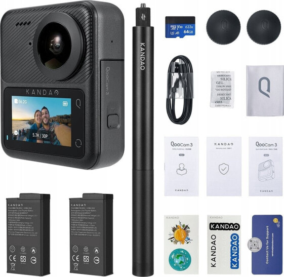 Kamera kandao Kandao QooCam 3 360° Action Camera - Travel Combo