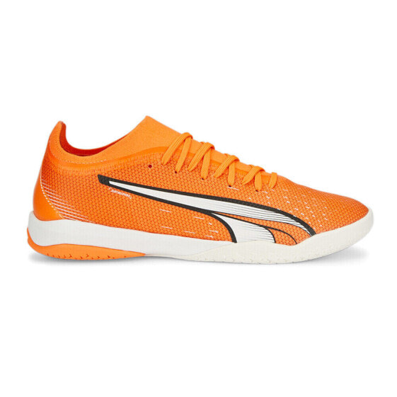 Puma Ultra Match Indoor Soccer Mens Orange Sneakers Athletic Shoes 10722101