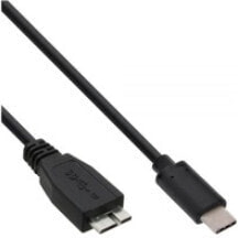 InLine USB 3.2 Gen.1x2 Cable - USB-C male / Micro-B male - black - 1.5m