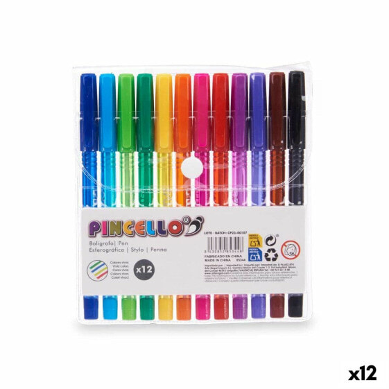Ручки гелевые Pincello Набор Разноцветный 12 штук