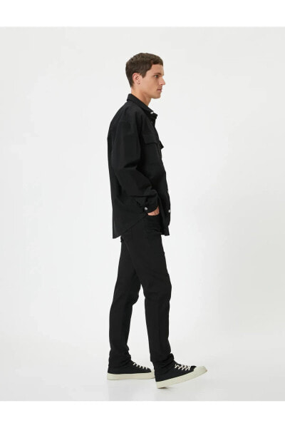 Slim Fit Kot Pantolon - Brad Jean