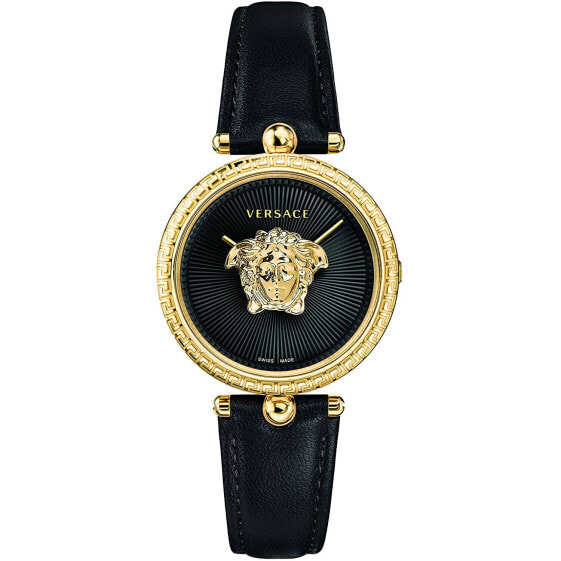 Versace Damen Armbanduhr PALAZZO 34MM D/BLK S/BLK IPCHA V245 VECQ001 18