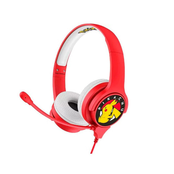 OTL TECHNOLOGIES Pokemon Pikachu Red Kids Interactive Headphones