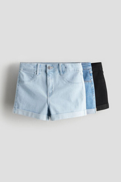 3-pack Denim Shorts