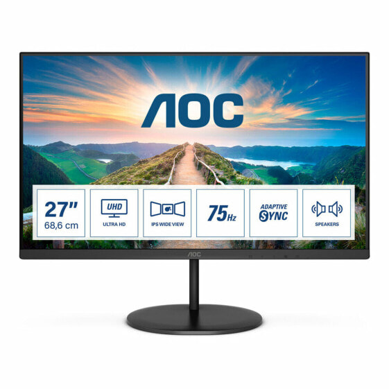 Монитор AOC U27V4EA 27" LED IPS Flicker free 60 Hz 50-60 Hz