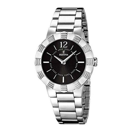 Men's Watch Festina F16730_2 Black Silver (Ø 35 mm)