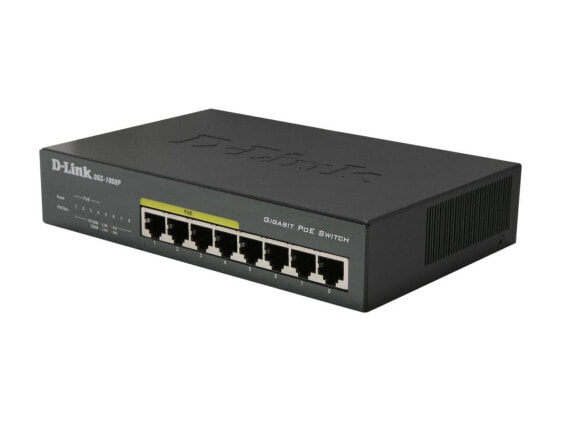 D-Link DGS-1008P Switches 4 to 10 Ports 8-port Gigabit Ethernet POE Switch