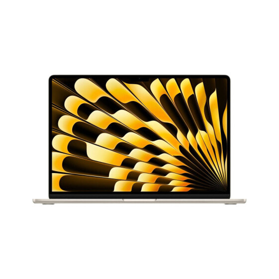 Apple MacBook Air 15" (2024)"Polarstern M3 Chip mit 8-Core CPU, 10-Core GPU und 16-Core Neutral Engine 256GB Deutsch 70W USB-C Power Adapter 24 GB