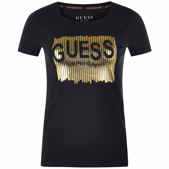 Футболка Guess SLIM FIT LOGO, Черная