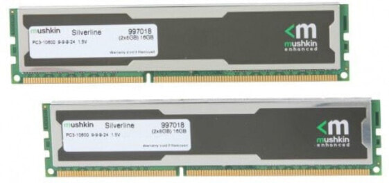 Mushkin Silverline-Serie - 16 GB - 2 x 8 GB - DDR3 - 1333 MHz - 240-pin DIMM