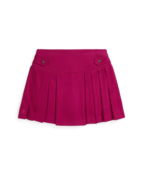 Big Girls Pleated Ponte Skort