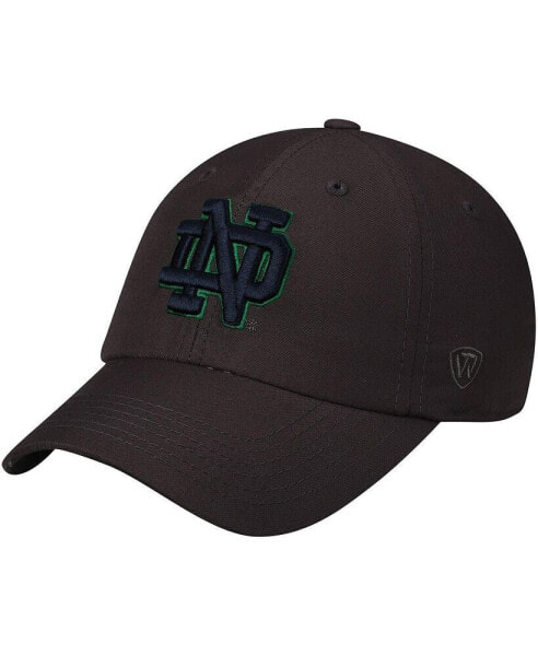 Men's Charcoal Notre Dame Fighting Irish Staple Adjustable Hat