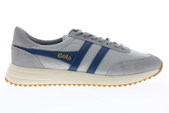 Gola Montreal CMA882 Mens Gray Suede Lace Up Lifestyle Sneakers Shoes 9