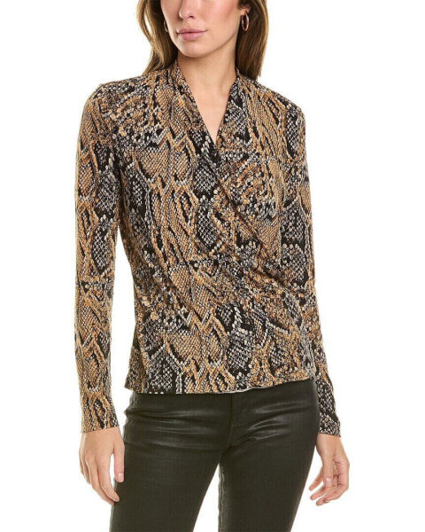 Rachel Rachel Roy Surplice Top Women's Brown S