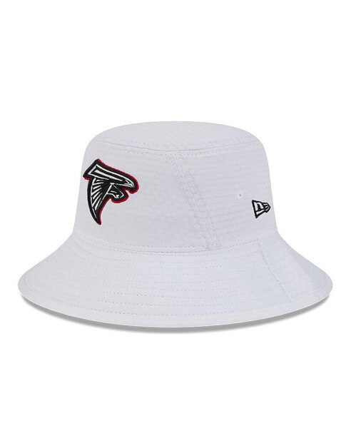 Men's White Atlanta Falcons 2024 NFL Training Camp Stretch Bucket Hat