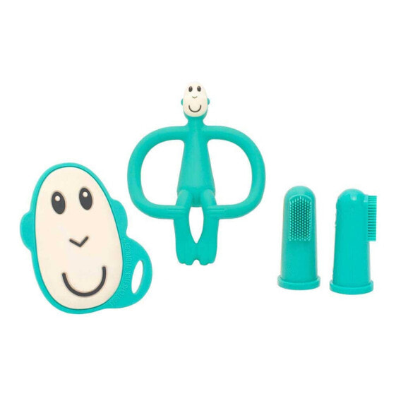 Пустышка и прорезыватель Matchstick Monkey набор для детской инициации многоцветная 8
