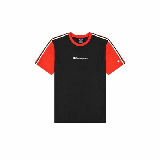 Men’s Short Sleeve T-Shirt Champion Crewneck Black