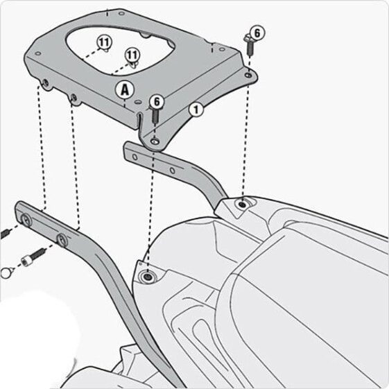 GIVI Monokey Triumph Tiger Sport 1050