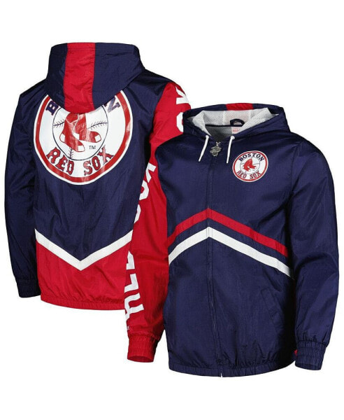 Men's Navy Boston Red Sox Undeniable Full-Zip Hoodie Windbreaker Jacket
