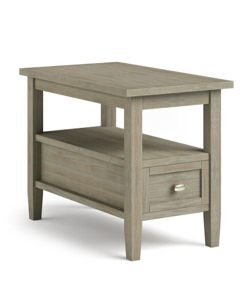 Warm Shaker Solid Wood Narrow Side Table