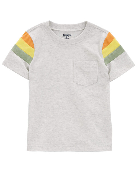 Футболка для малышей Carter's Baby Striped Pocket Tee