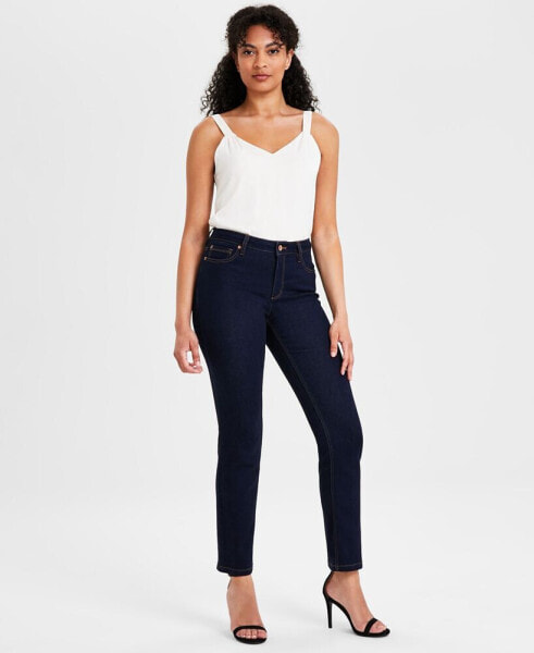 Women's Straight-Leg Mid-Rise Jeans