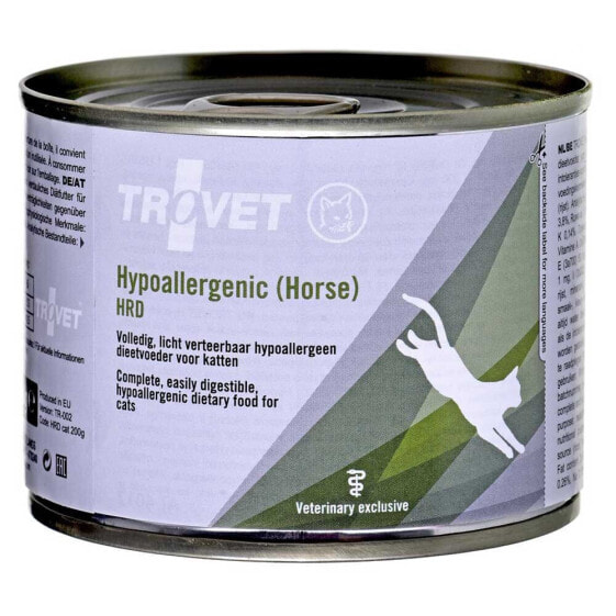 TROVET Hypoallergenic HRD with horse 200g wet food for cat