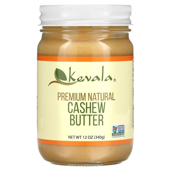 Premium Natural Cashew Butter, 12 oz (340 g)