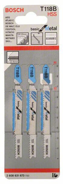 Bosch Stichsägeblatt T 118 B Basic for Metal