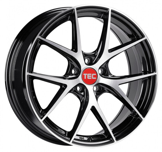 Колесный диск литой TEC Speedwheels GT6 EVO black-polished 8x18 ET45 - LK5/108 ML63.4