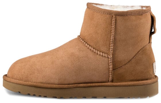 Угги женские UGG CLASSIC MINI, коричневые