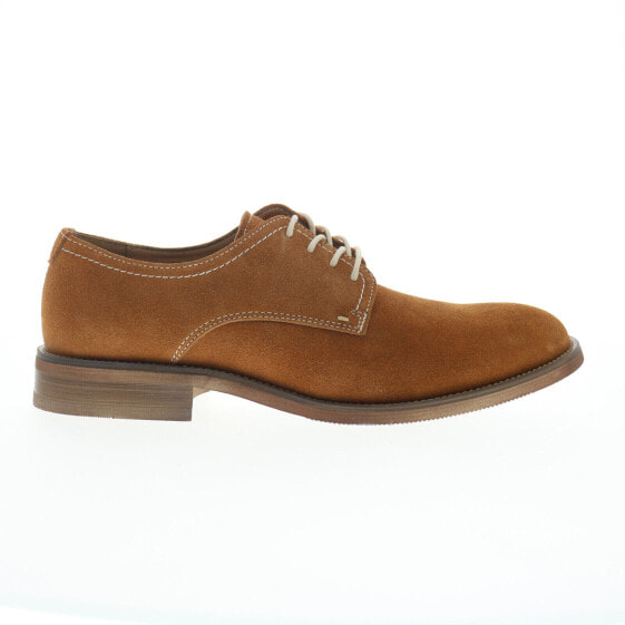 La Milano A11328 Mens Brown Suede Oxfords & Lace Ups Plain Toe Shoes