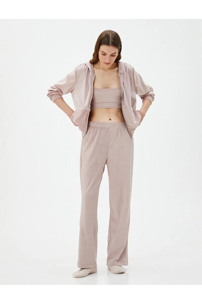Пижама Koton Velvet Waistband Trousers