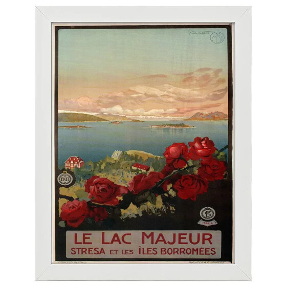 Bilderrahmen Poster Le Lac Majeur