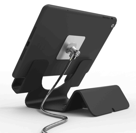 Compulocks Universal Tablet Holder with Keyed Cable Lock - Black - Tablet/UMPC - Passive holder - Indoor - Black