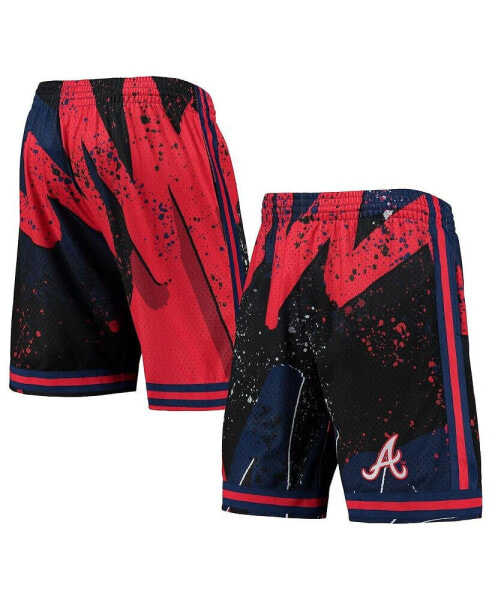 Men's Red Atlanta Braves Hyper Hoops Shorts