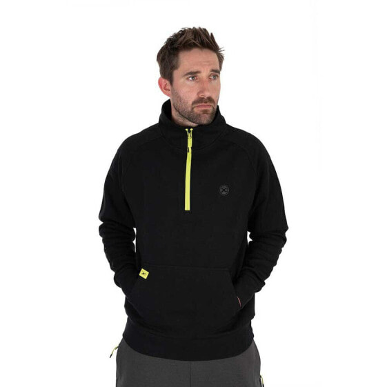 MATRIX FISHING Black Edition half zip sweatshirt