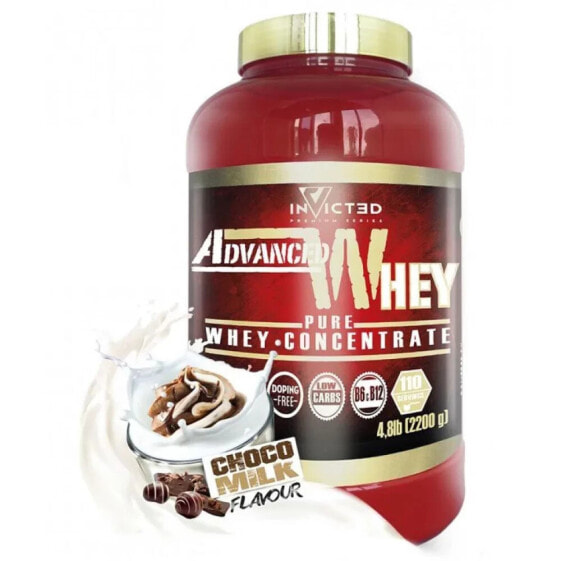 Продвинутый сывороточный протеин 2,2 кг шоколадное молоко Nutrisport Invicted Advanced Whey