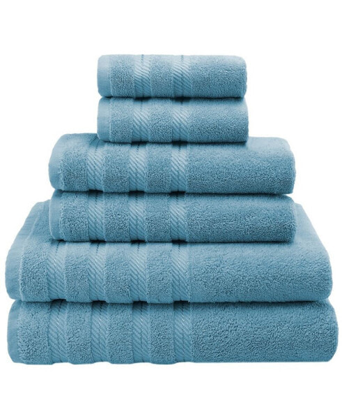 100% Cotton Luxury 6-Piece Towel Set