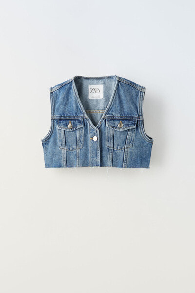 Denim waistcoat