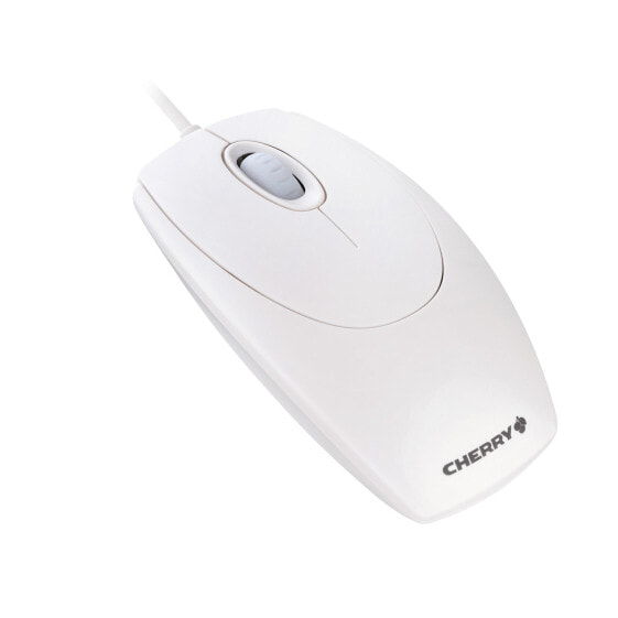 Cherry WheelMouse optical M-5400- - Mouse - 1,000 dpi Optical - 3 keys - White