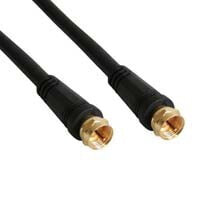 InLine SAT Cable Premium 2x shielded 2x F-male >85dB black 10m